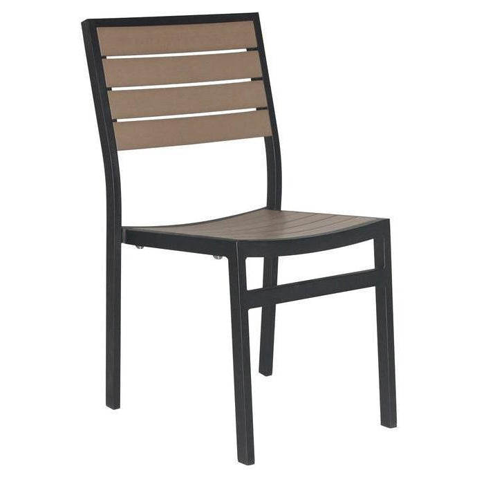 Chaise de repas extérieure ELIOTT sans accoudoirs