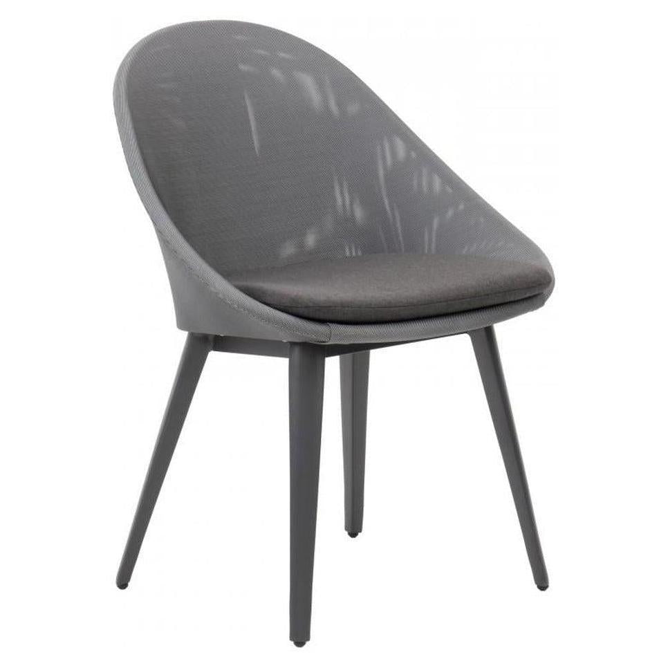 Chaise extérieure DOMINGO avec pieds aluminium