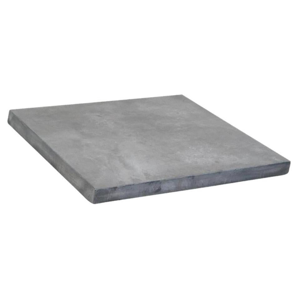 Tabletop in resin with concrete imitation finish