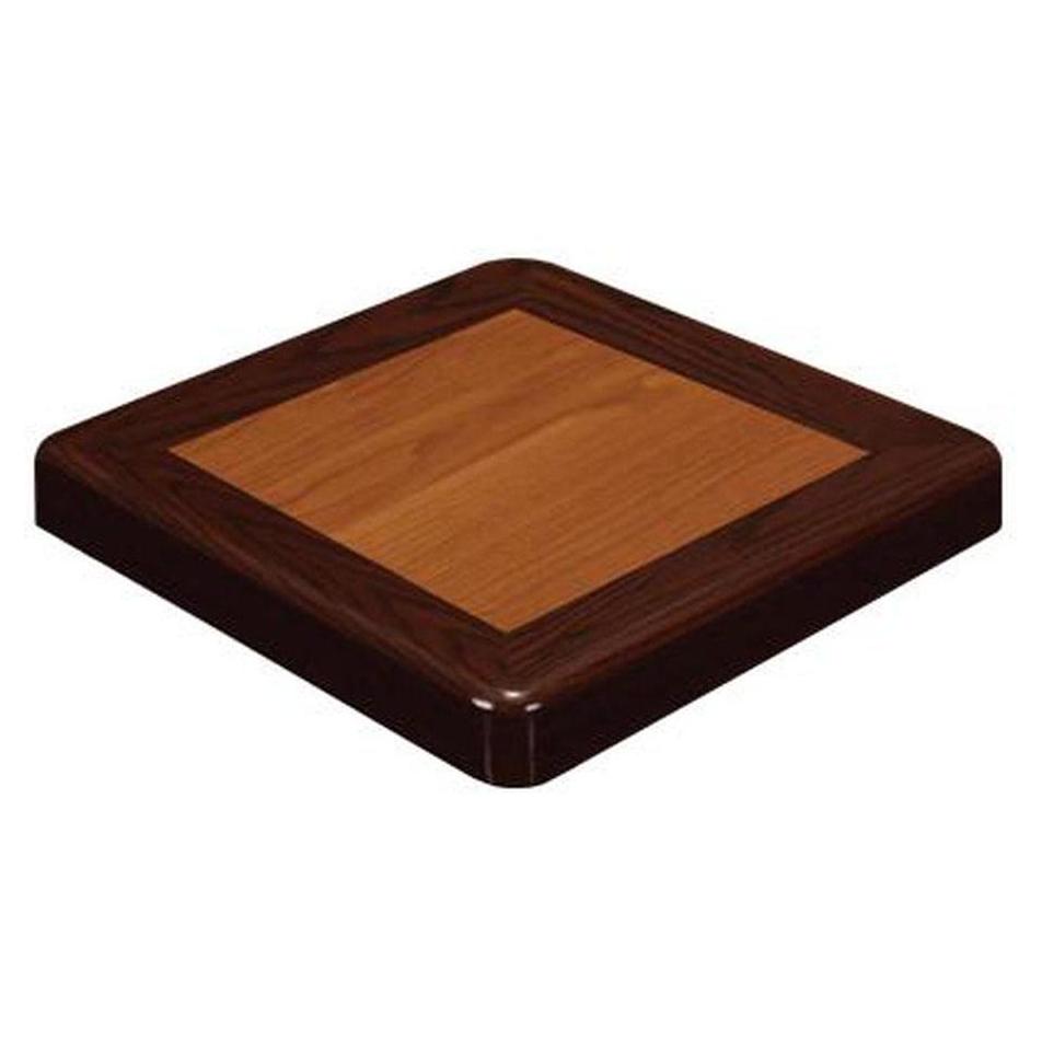 Two-tone resin table top with waterfall edge