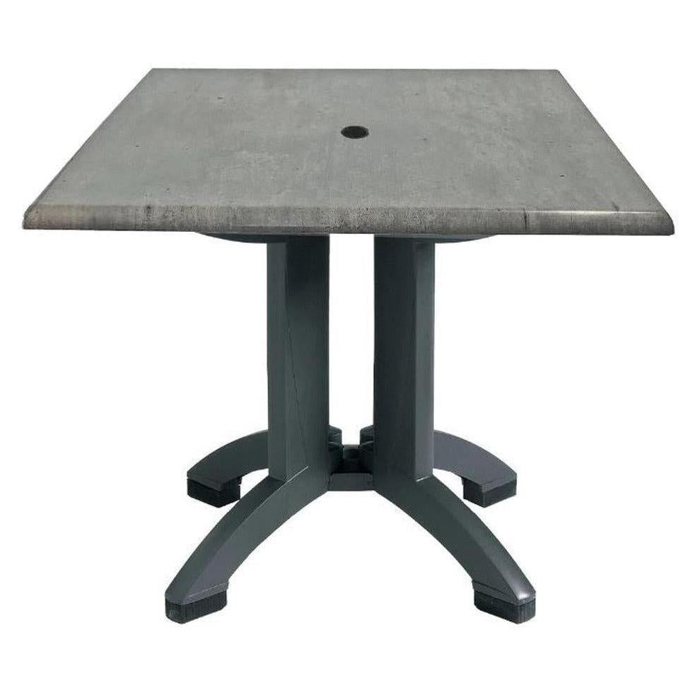 Table carrée intérieure BERGAMO 81 x 81 cm en mélaminé