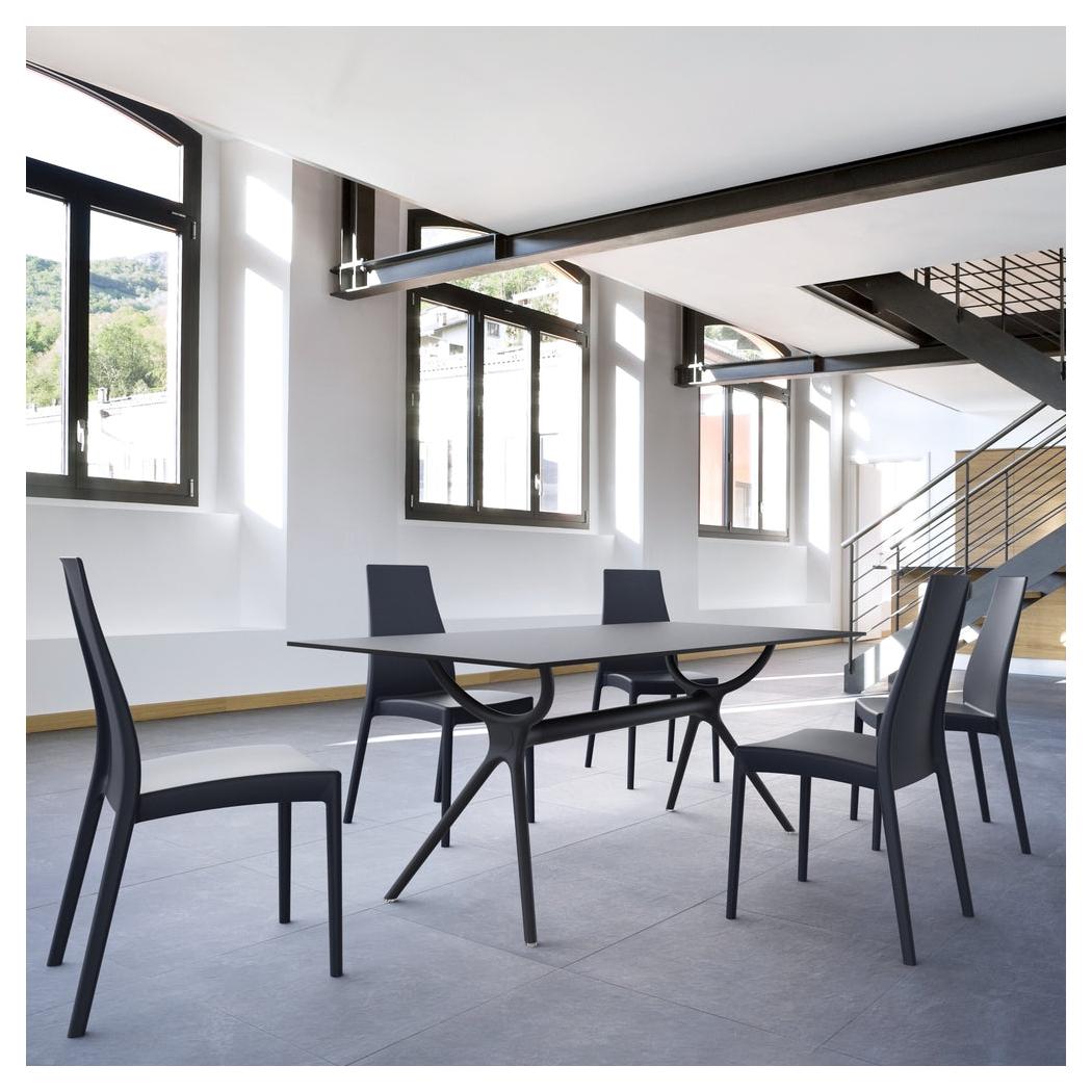 Outdoor dining set DOUGS with 6 chairs