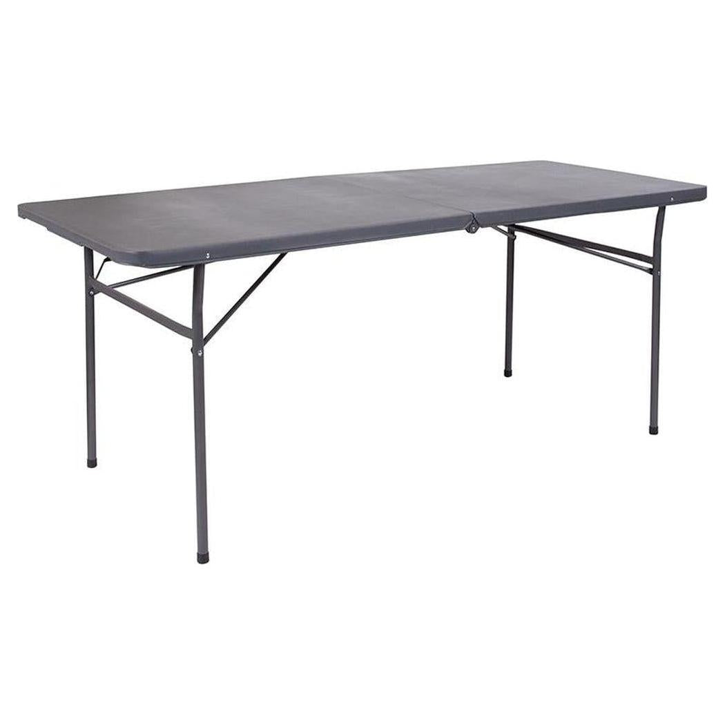 Folding plastic table 183 cm with handle