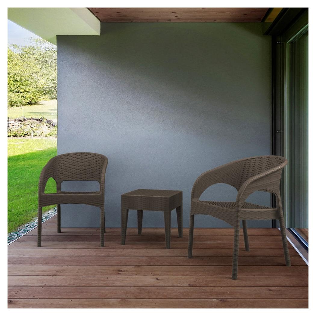 Outdoor living room set RUBIO 3 pieces