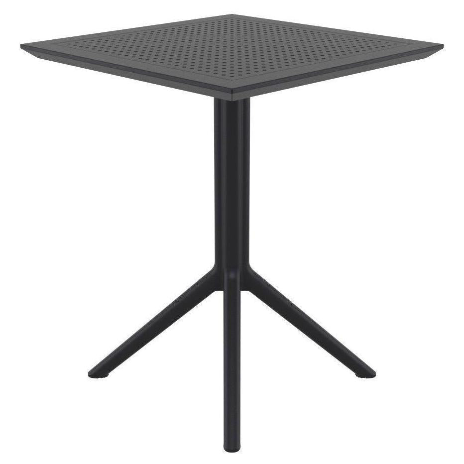 Table pliante Sky carrée 61 cm hauteur repas