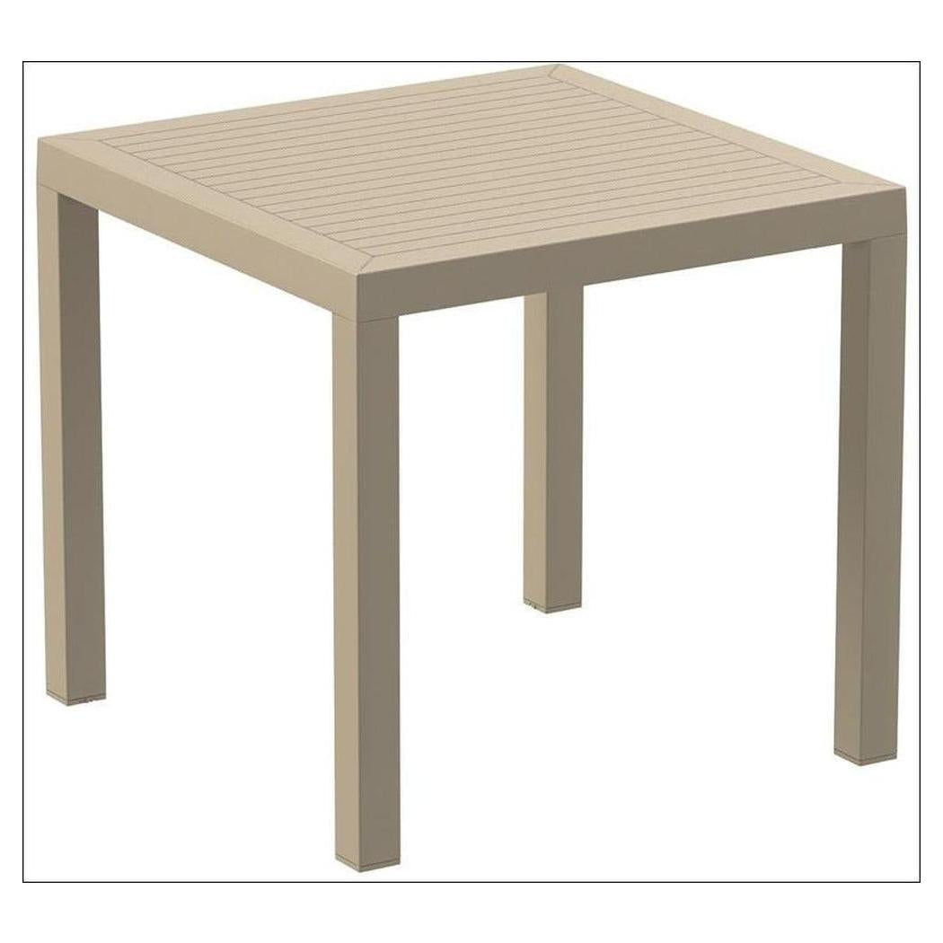 Table carrée extérieure HABIB 79 cm en résine