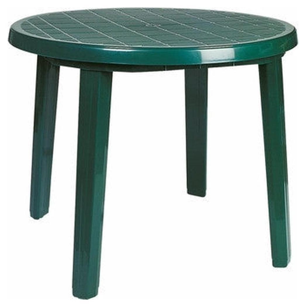 Outdoor dining table HEIKE in round resin