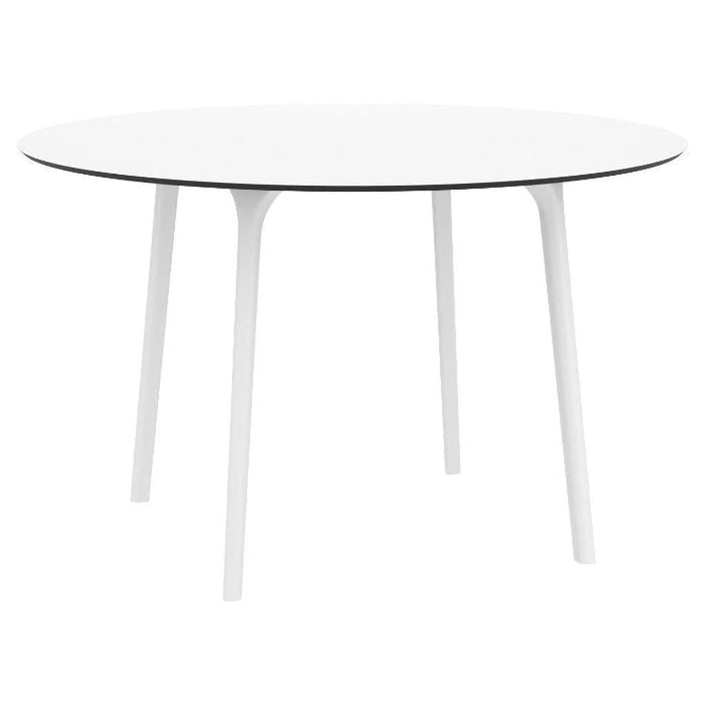 Outdoor dining table RIVIERA round Ø119 cm dining height