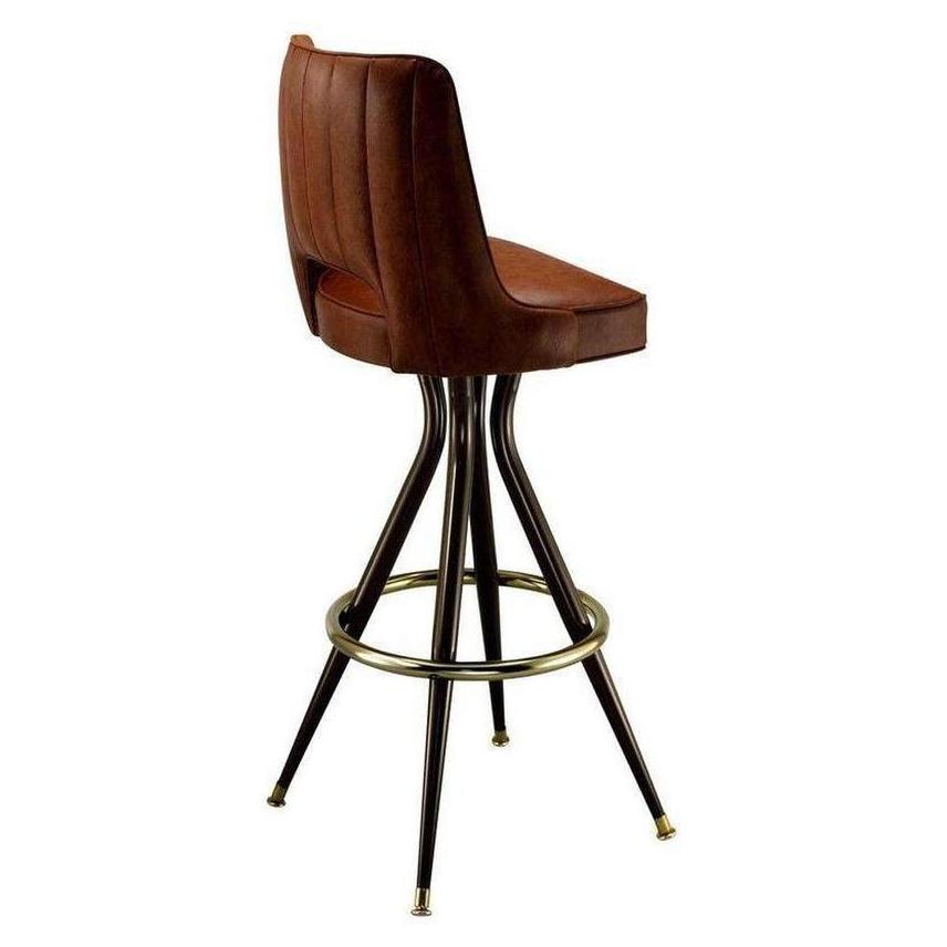 Swivel bar stool 2299 with padded bucket seat