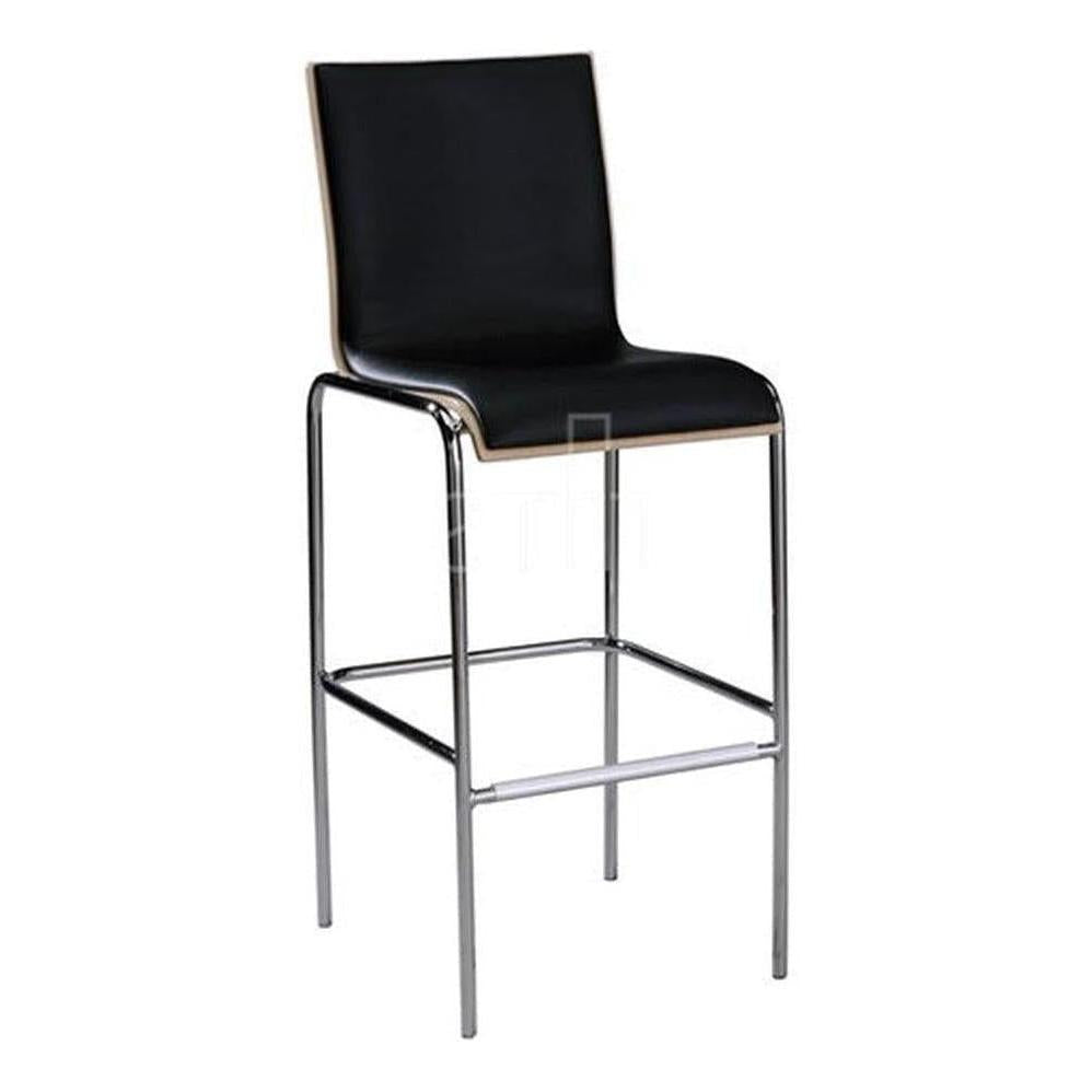 Tabourets de bar modernes en métal sans rembourrage