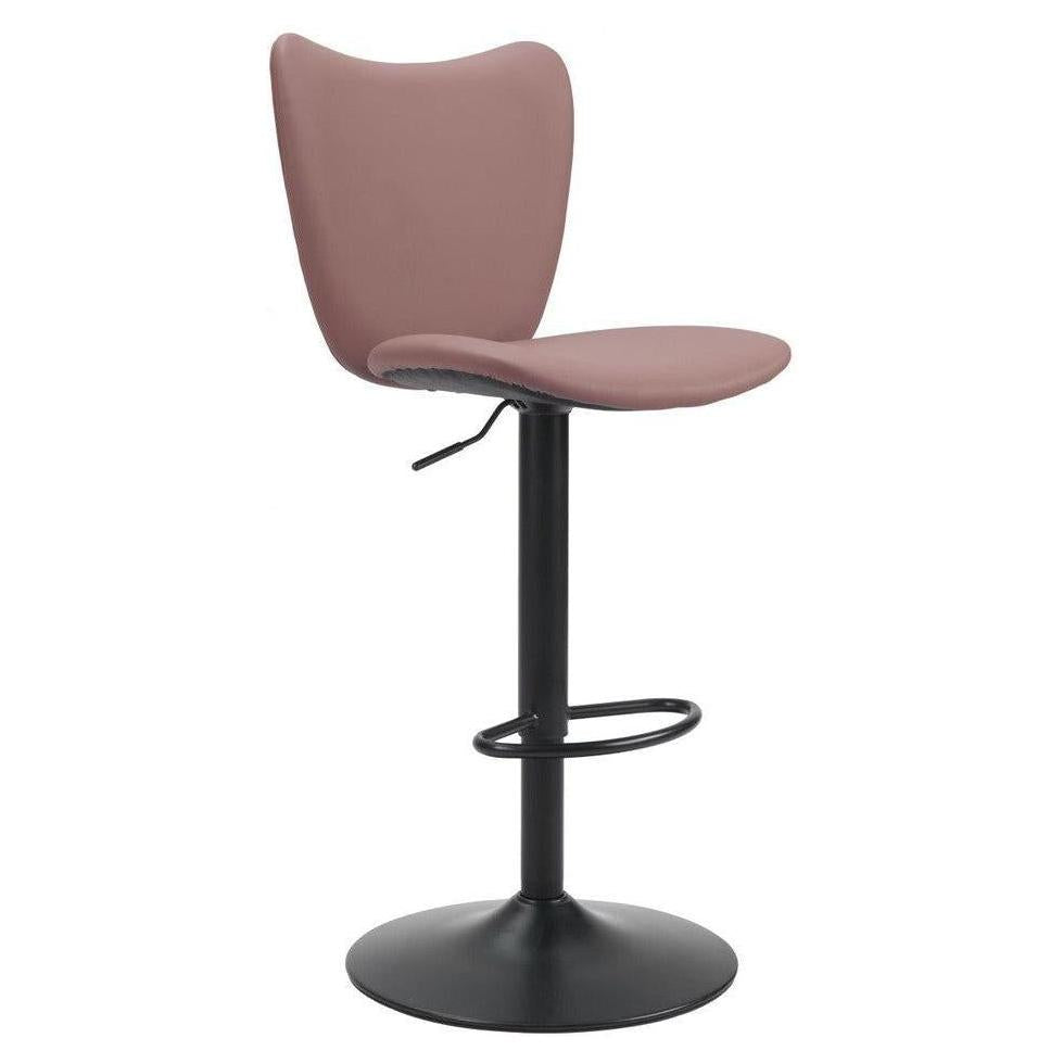 Bar stool Elevate in padded metal
