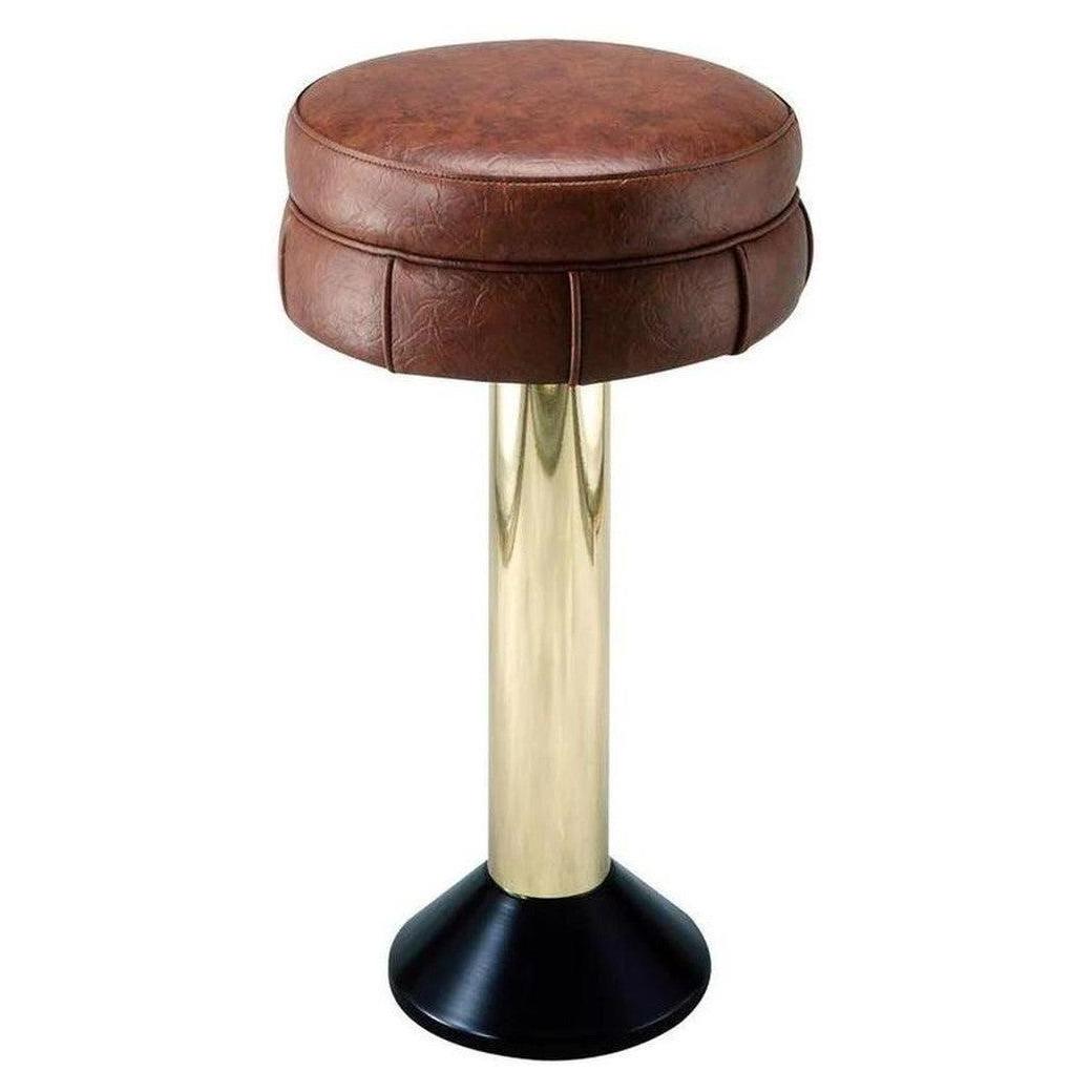 Tabourets de comptoir fixés au sol style champignon