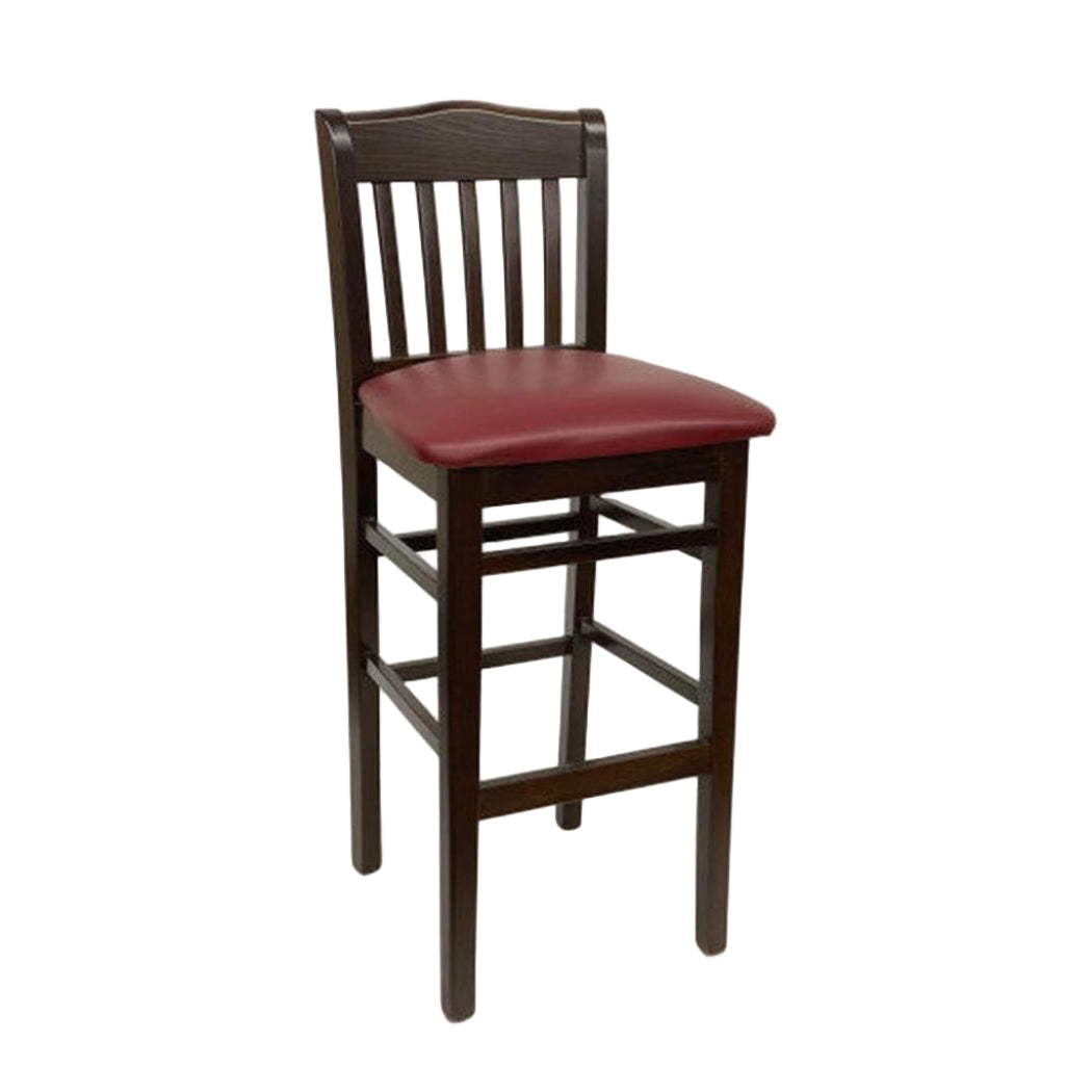 Tabourets de bar Schoolhouse classiques en hêtre européen massif