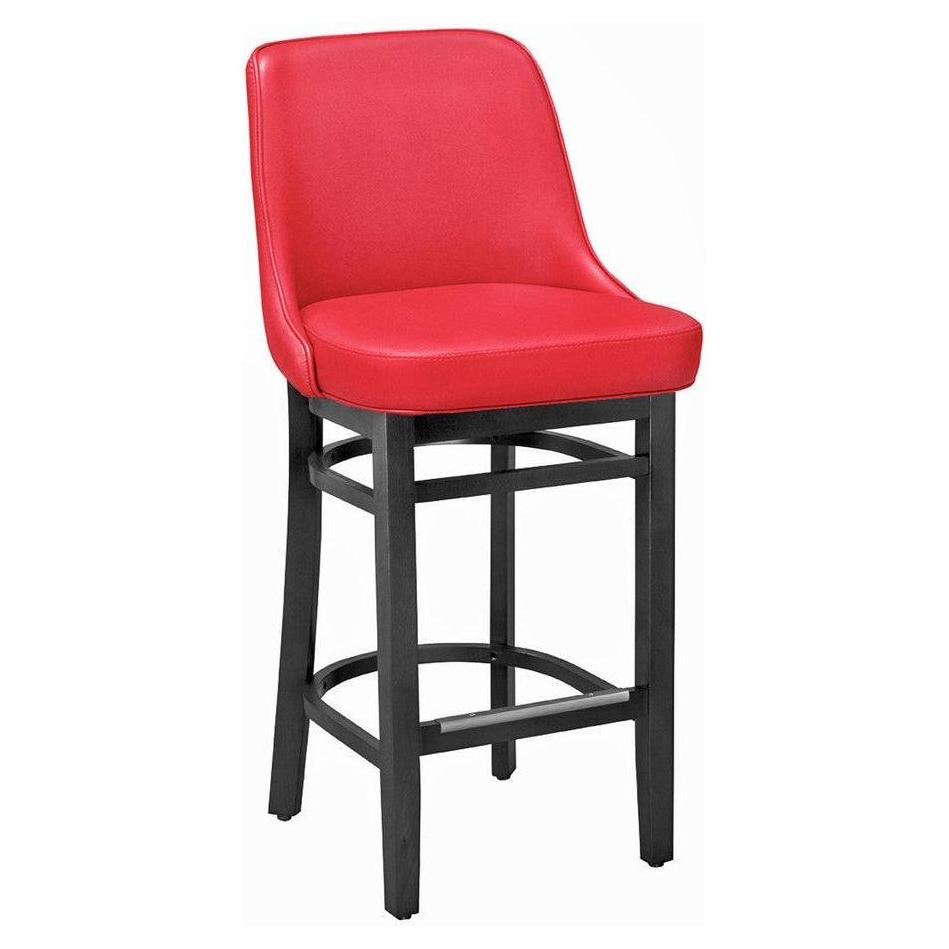 Taburete de bar completamente tapizado