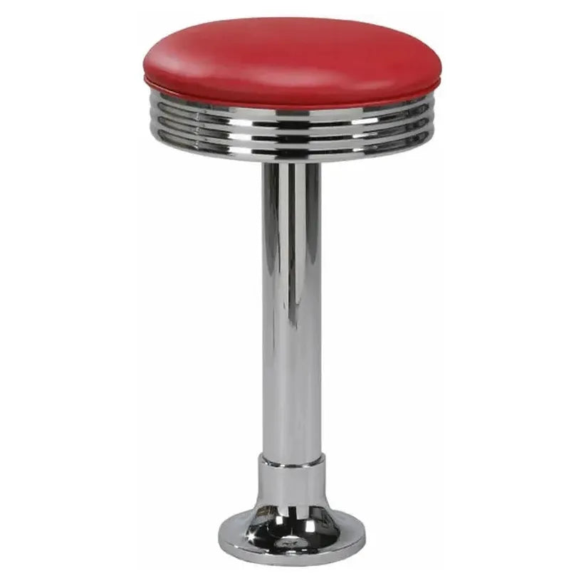 Retro Chrome Bolted Bar Stool