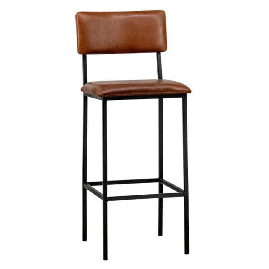 Bar stool TINOPLE in black metal