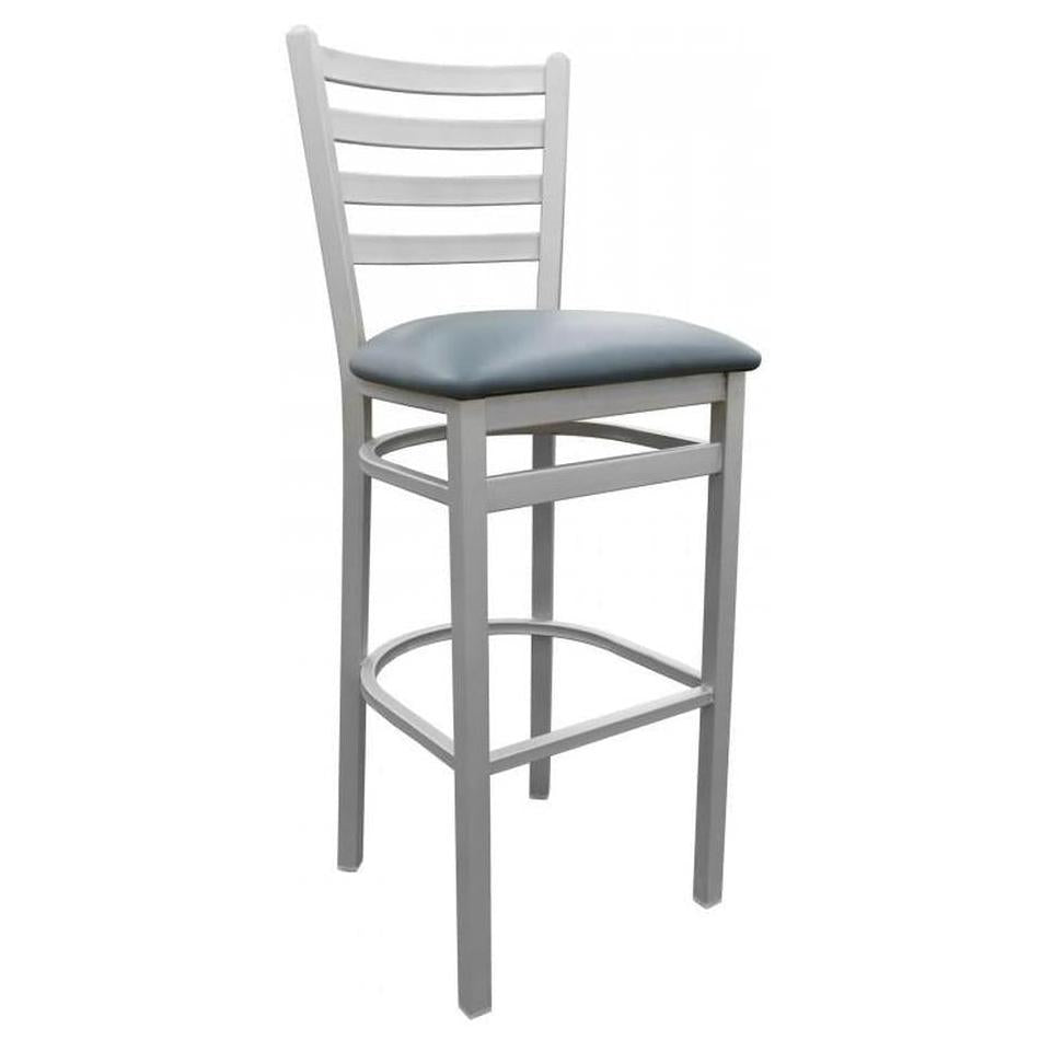 Tabouret de bar en métal à dossier échelle