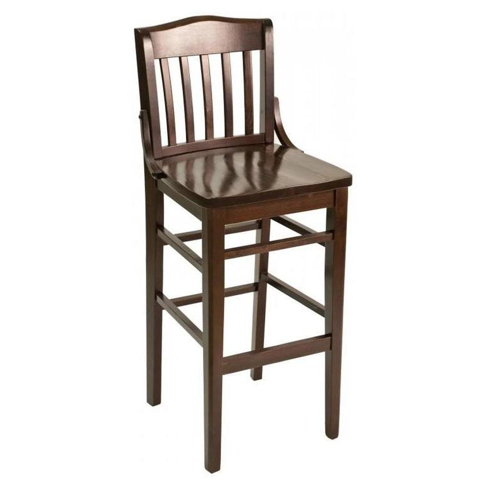 Schoolhouse Deluxe European Beech Bar Stool