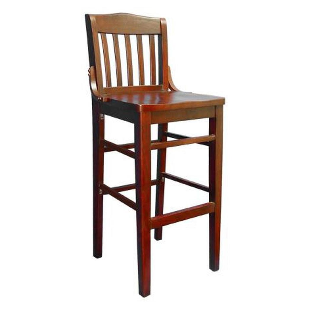 Bar stool Schoolhouse deluxe in beech wood