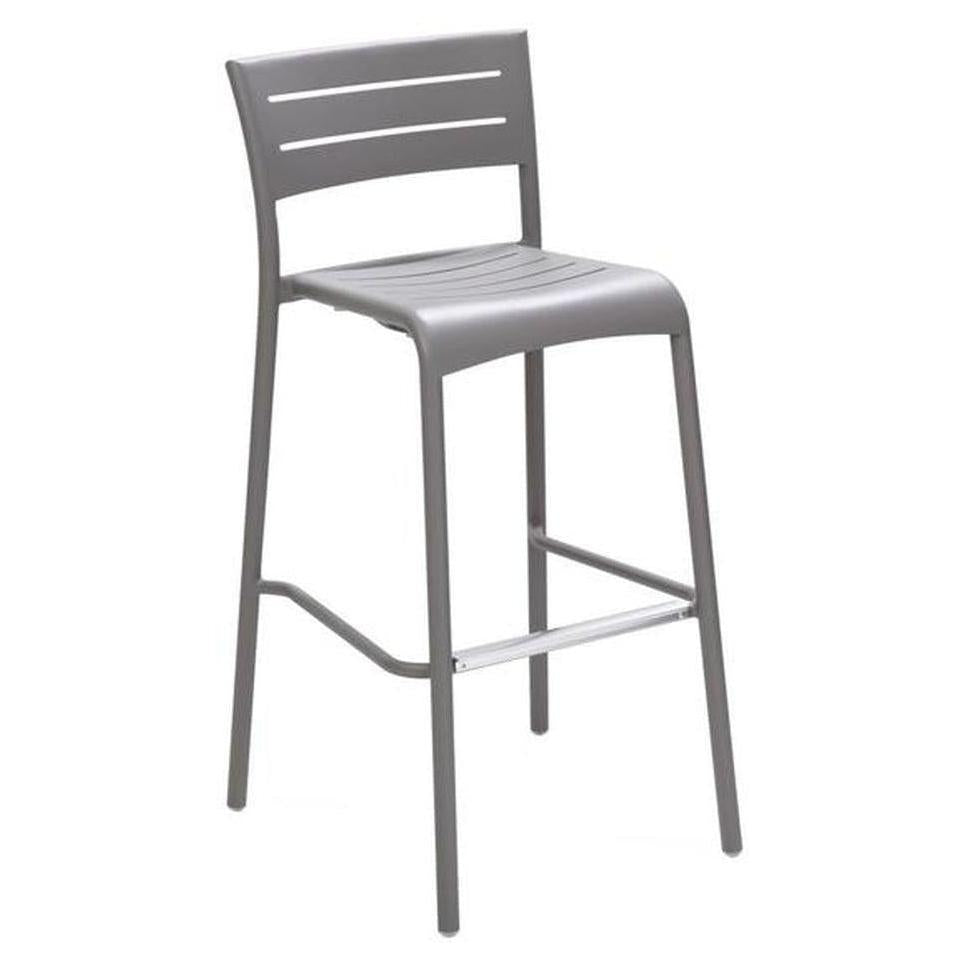 Tabouret de bar avec structure aluminium