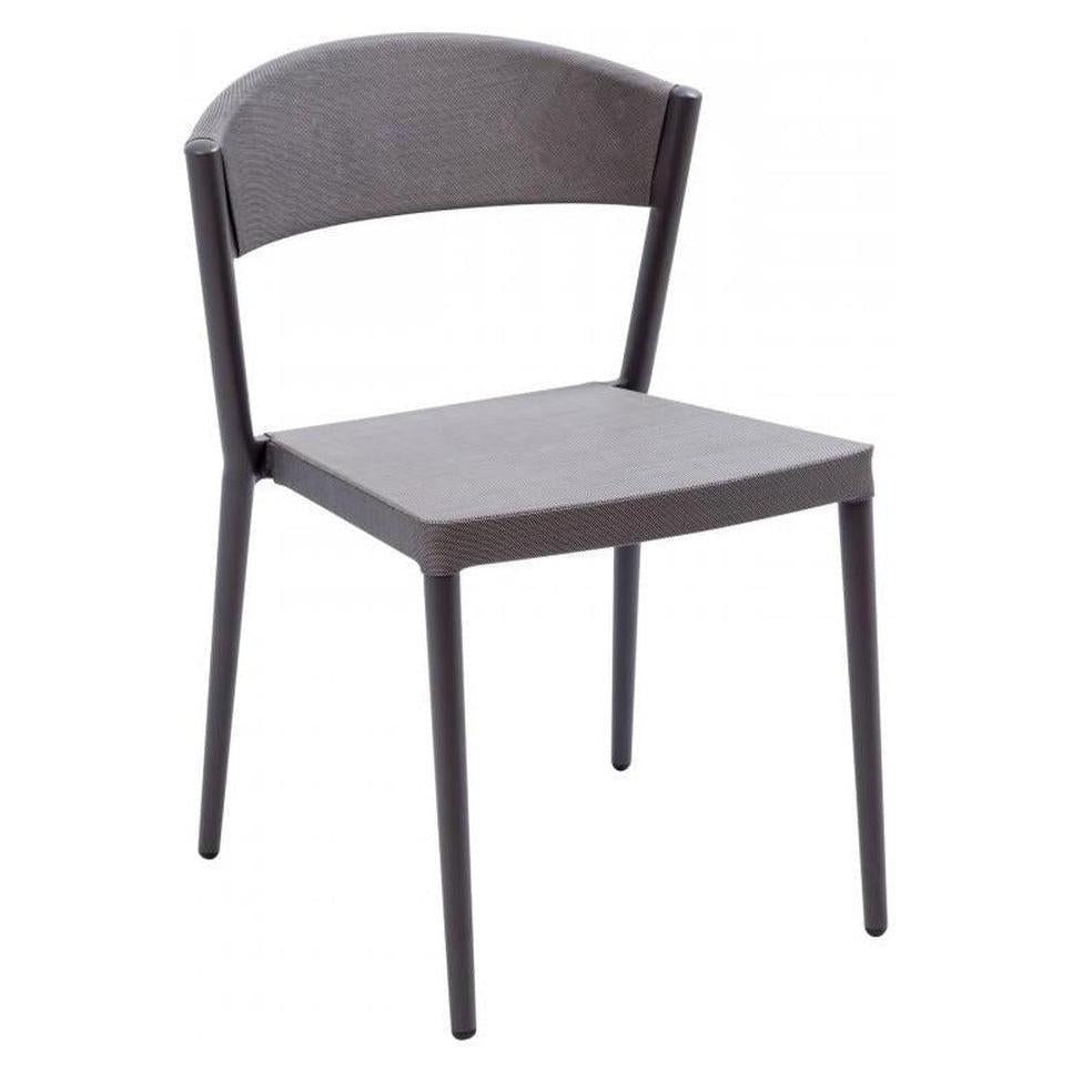 Outdoor armless lounge chair