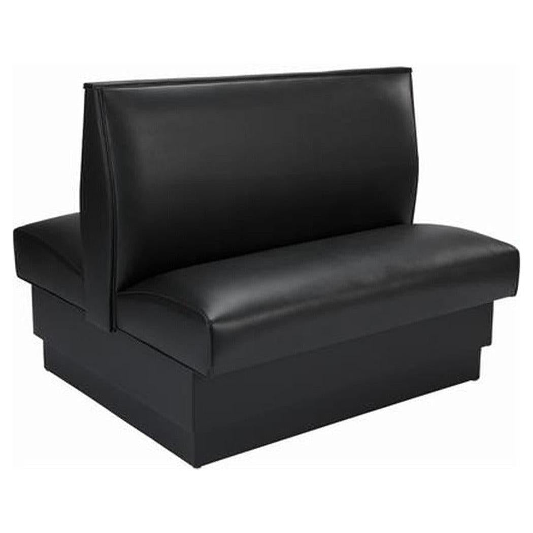 Fast delivery restaurant banquettes with full backrest in padded vinyl