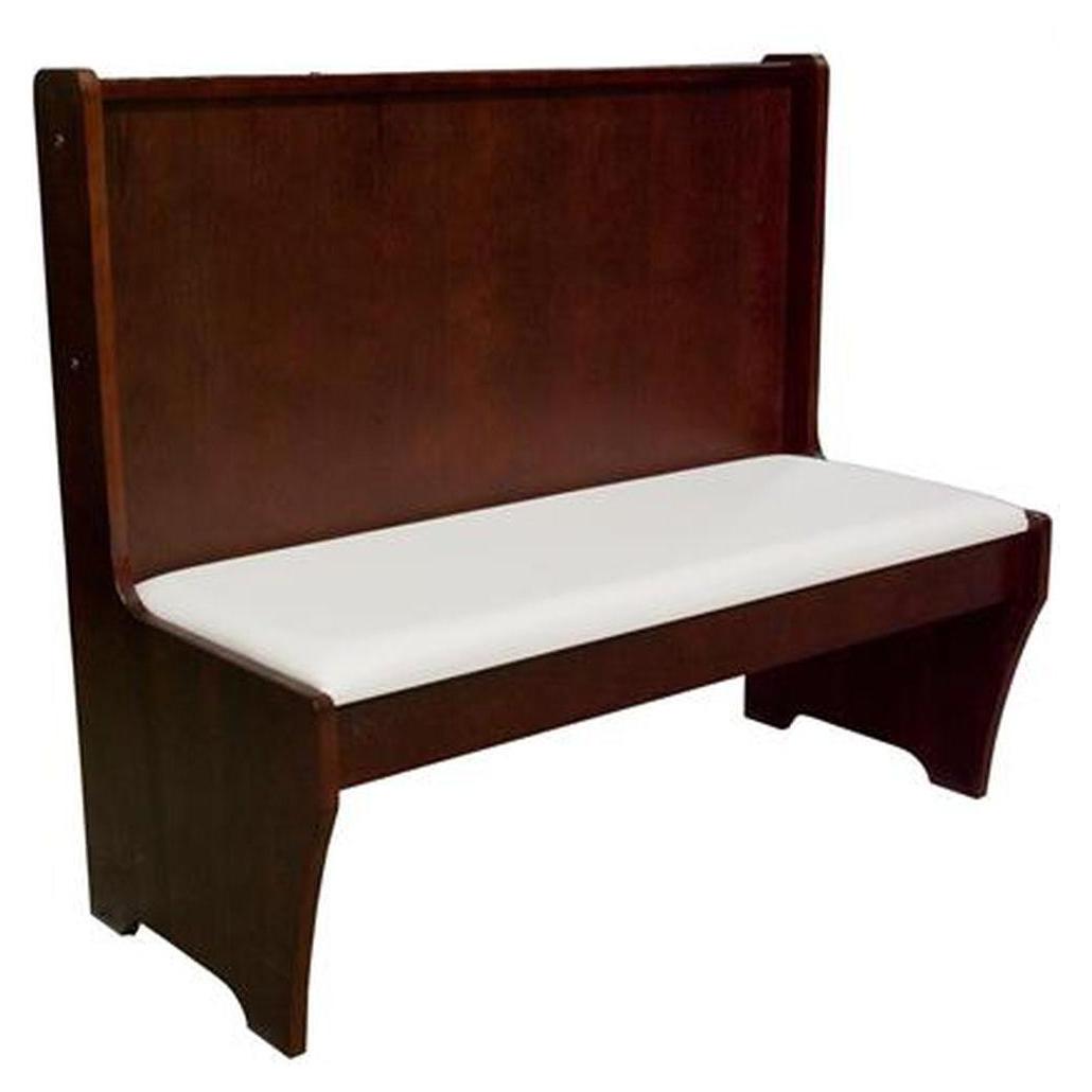 Custom Seat Cushion for Wooden Platform Bench