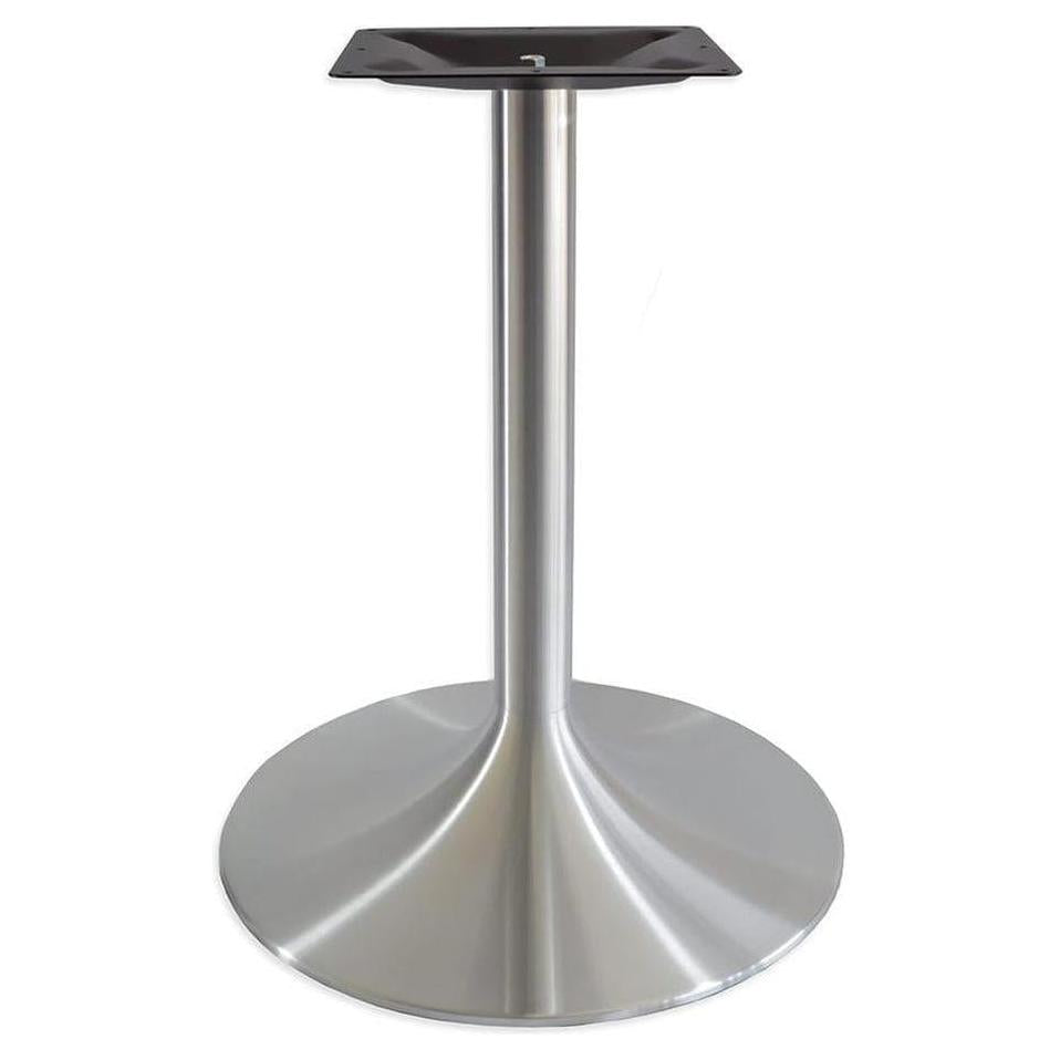 Decorative round trumpet aluminum table base Ø56 cm