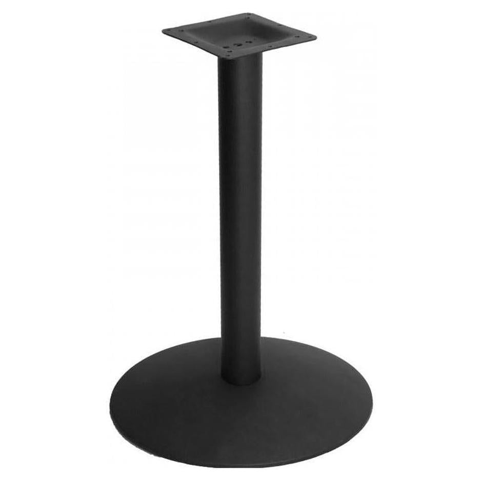 Piètement de table rond Ø61 cm en fonte hauteur repas avec colonne 10 cm