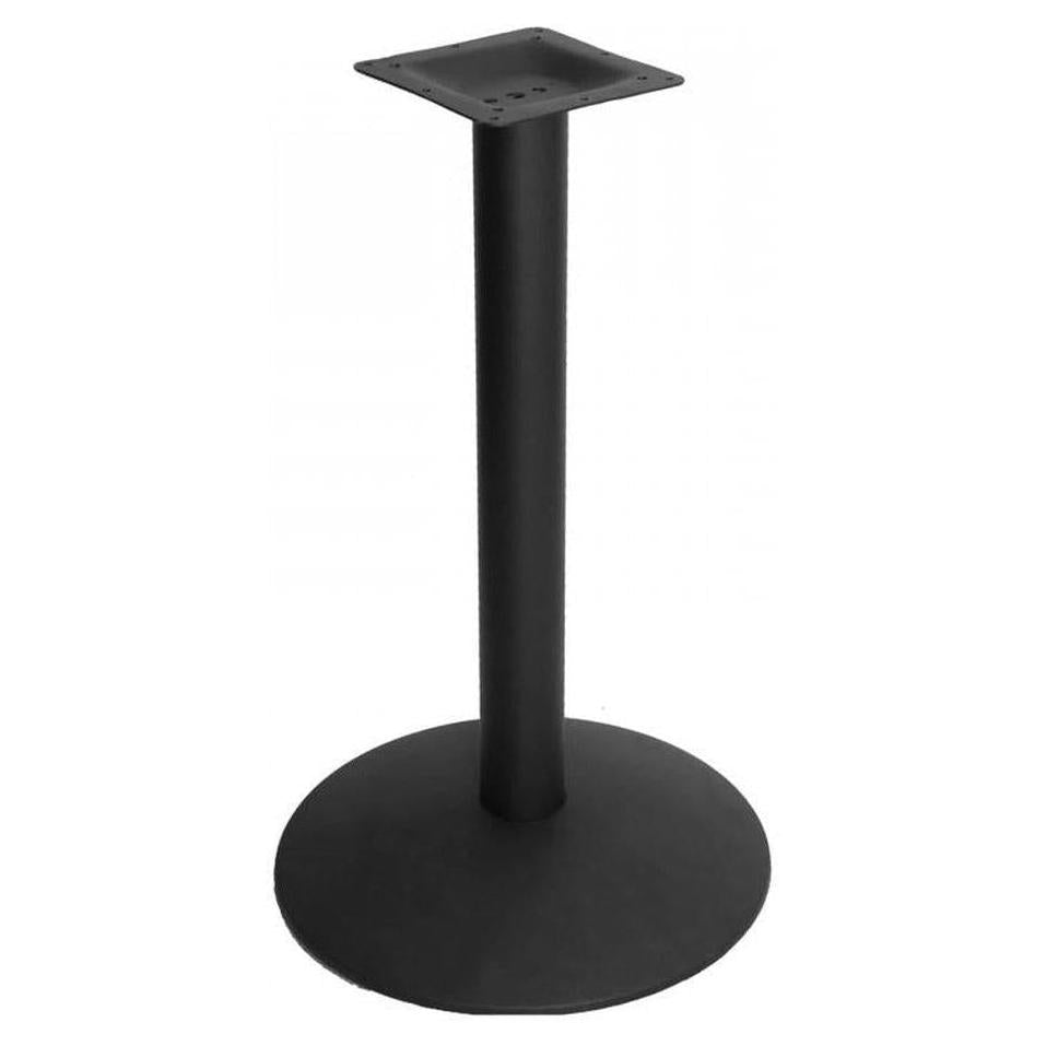 Piètement de table rond Ø46 cm en fonte hauteur repas avec colonne 7,6 cm