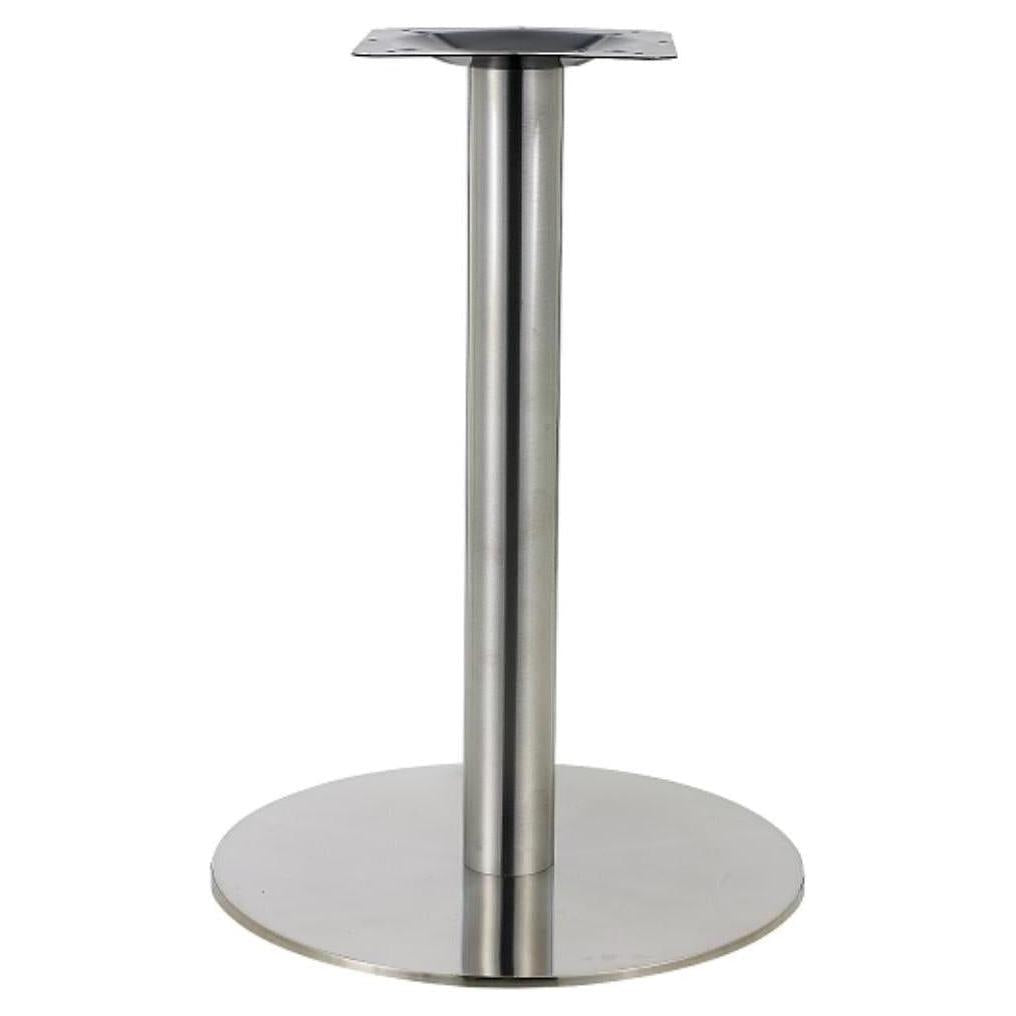 Table base indoor round Ø58 cm stainless steel - 3 pieces