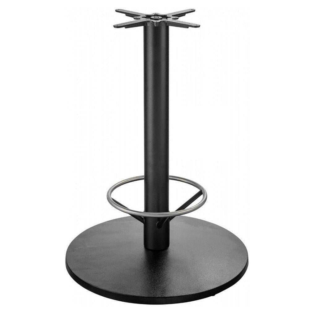 Round table base AUTO-ADJUST UR30 bar height with footrest