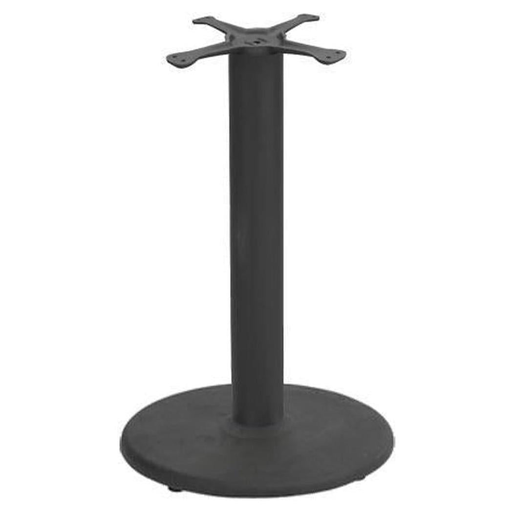 Piètement de table rond Ø76 cm hauteur bar avec colonne 10 cm