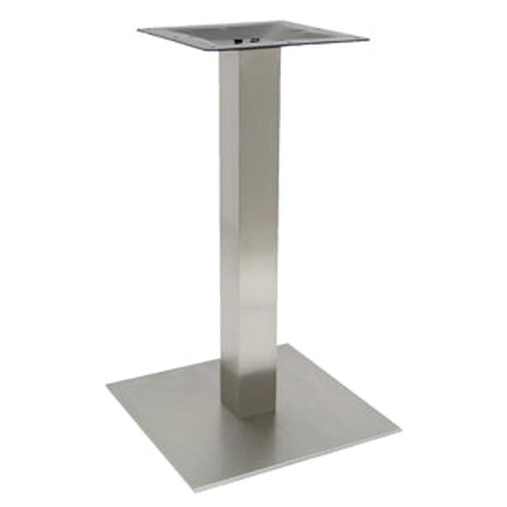 Pied de table extérieur carré 58 cm en acier inoxydable qualité 304