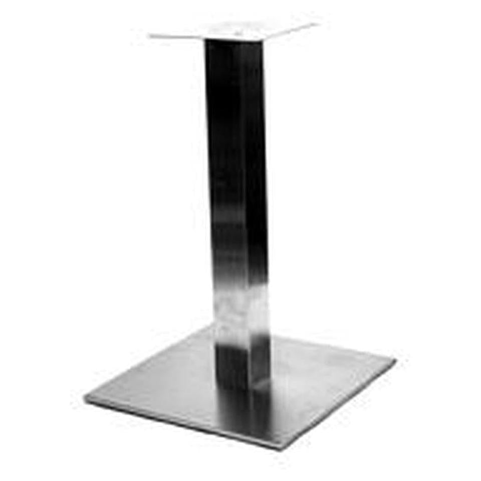 Base de mesa cuadrada de acero inoxidable