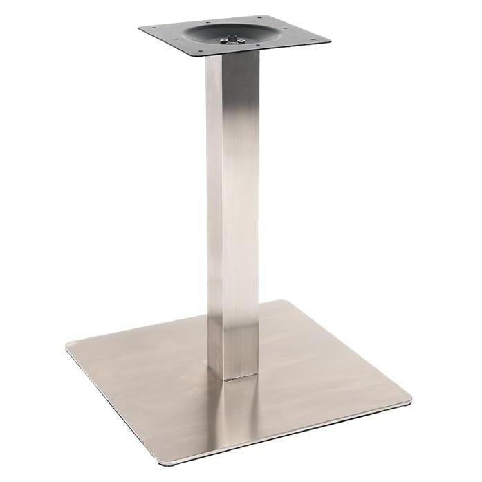 Pieds de table carrés extérieurs en acier inoxydable – lot de 3