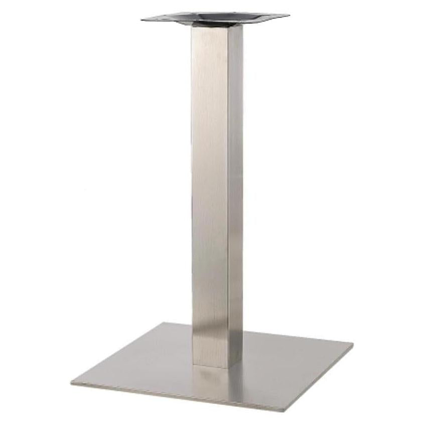 Table leg indoor square 56 cm in stainless steel - set of 3