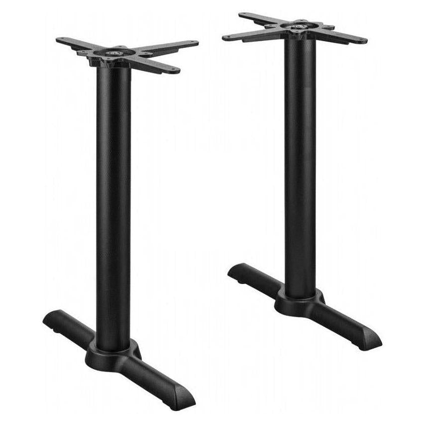 Table leg T-shaped dining height AUTO-ADJUST KT22 compliant with PMR - set of 2
