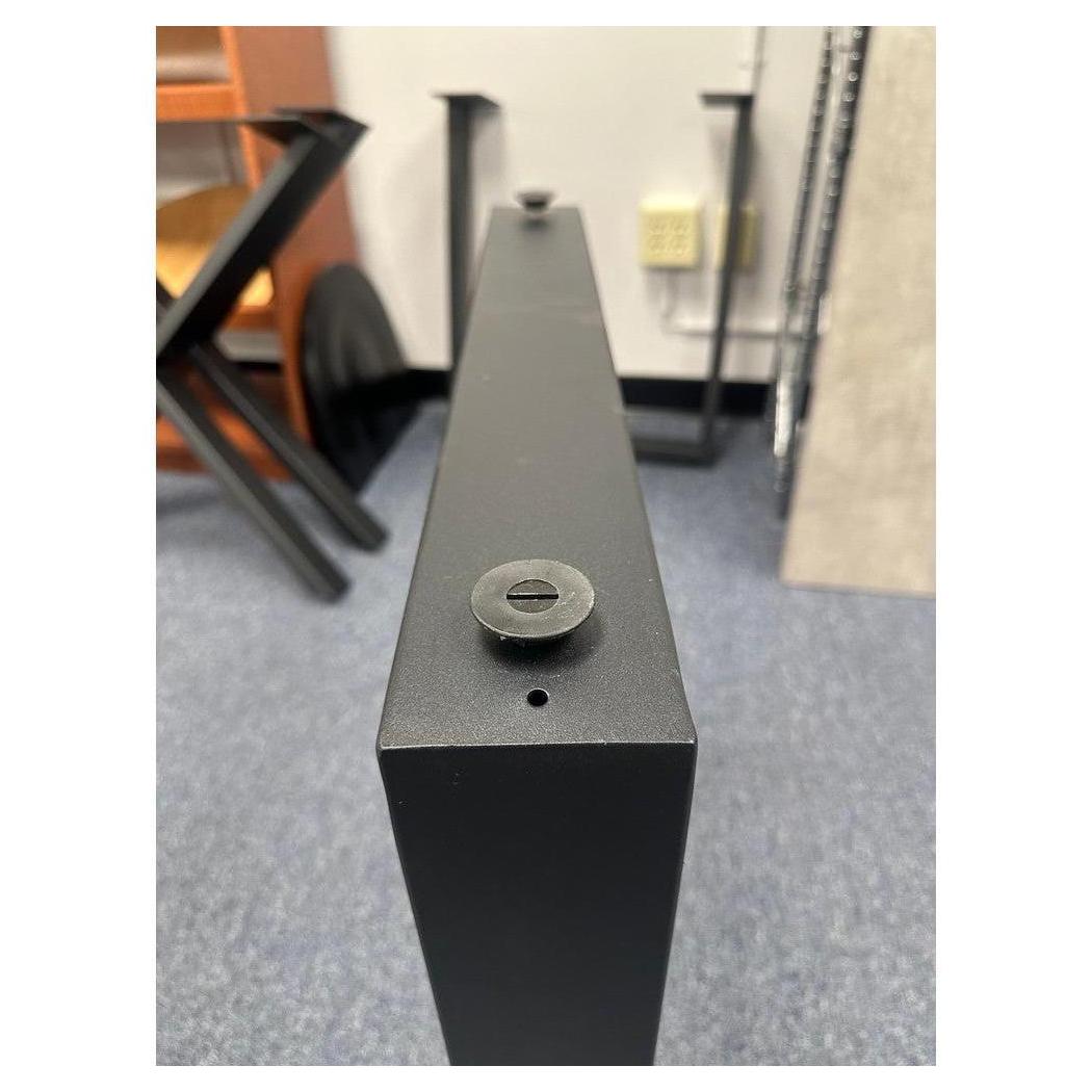 Black U-shaped table legs TBU series