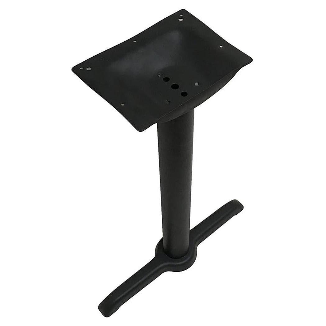 Black Stamped T-Shaped Table Base Dining Height Labor-Saver