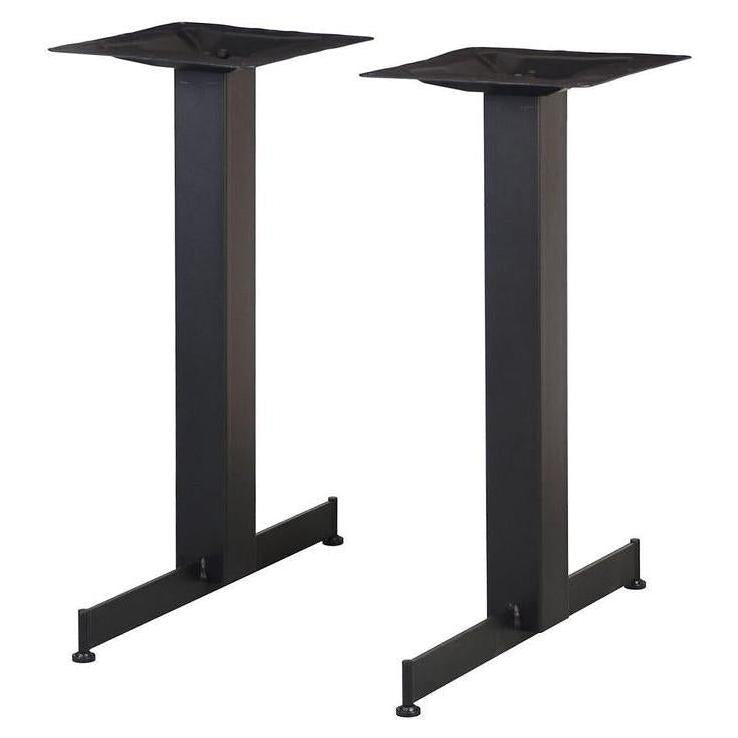 Piètements de table en T en acier embouti JAXON – lot de 2