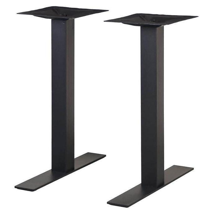 Piètements de table d’extrémité carrés Uptown – lot de 2