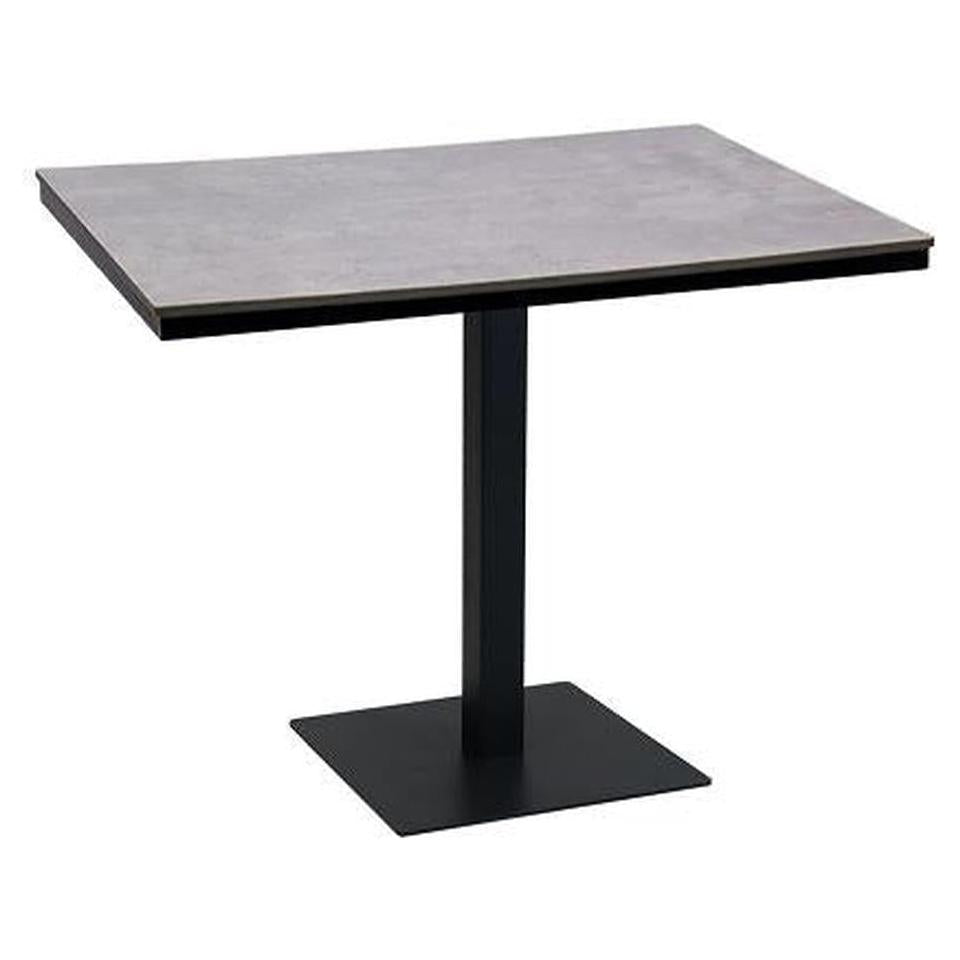 Outdoor table 91 × 91 cm with high-pressure laminate top and aluminum base