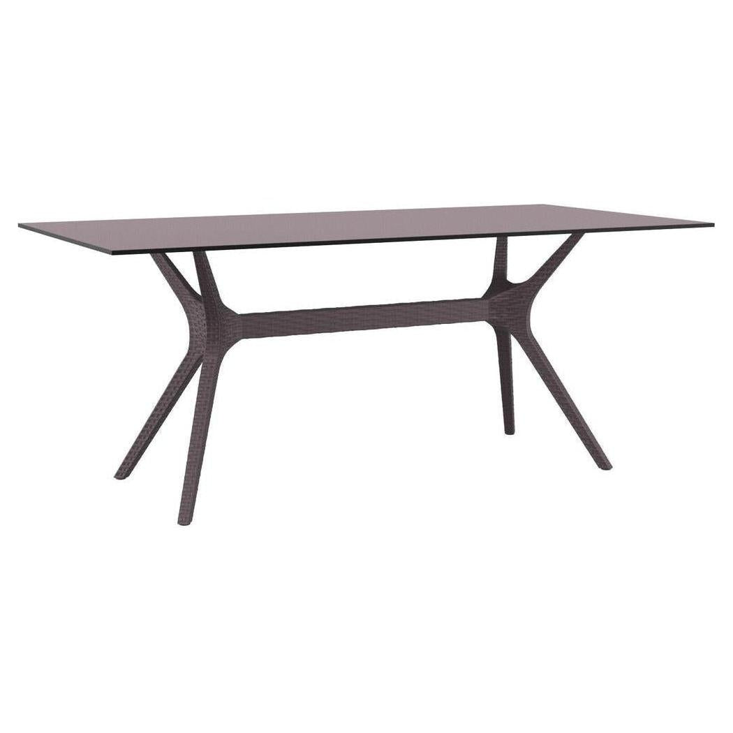 Table extérieure rectangulaire IBIZA 180 cm