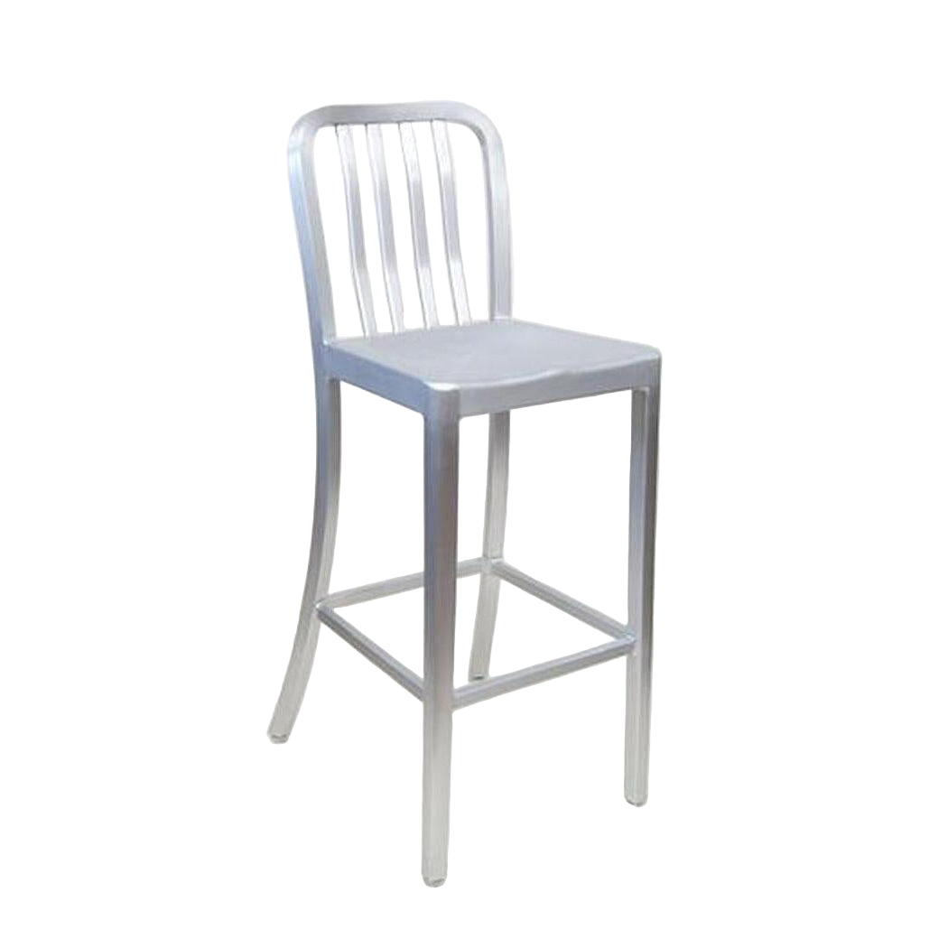 Tabouret de bar extérieur en aluminium