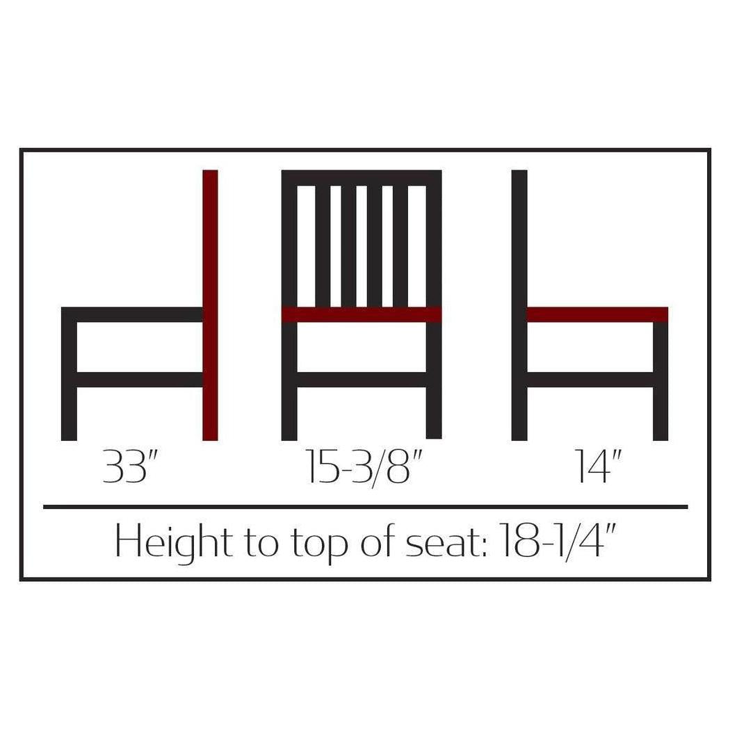 Chaise style marine NAVY