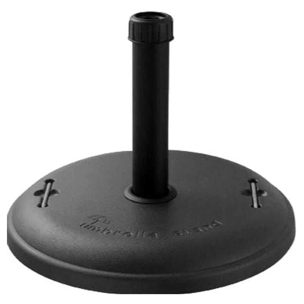 Base de sombrilla redonda de 22 kg - Ø 48 cm con mástil de 36 cm
