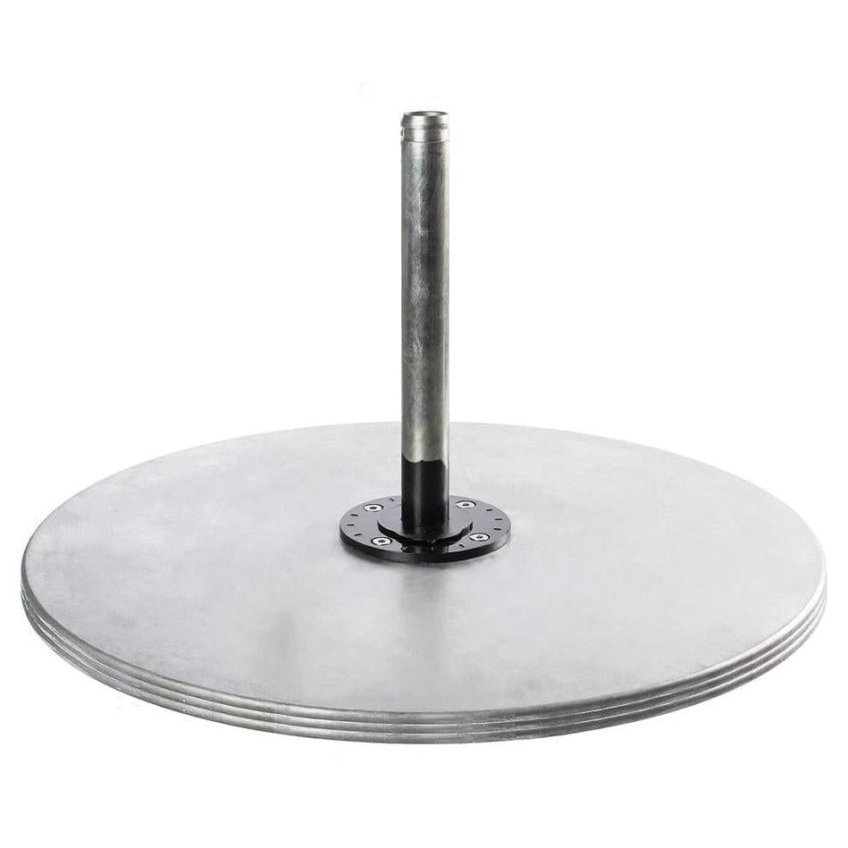 Plaque de base extérieure en acier galvanisé