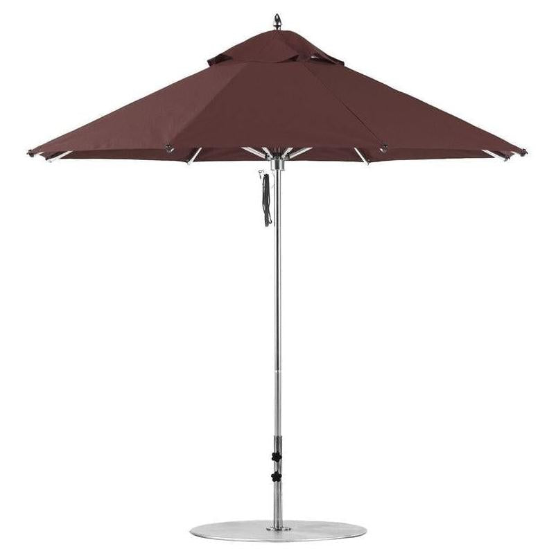 Market aluminum umbrella 8 panels - pulley lifting