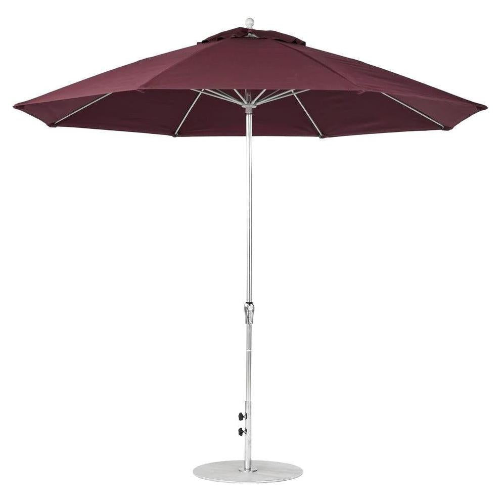 Market umbrella fiberglass 8 panels - crank without tilt